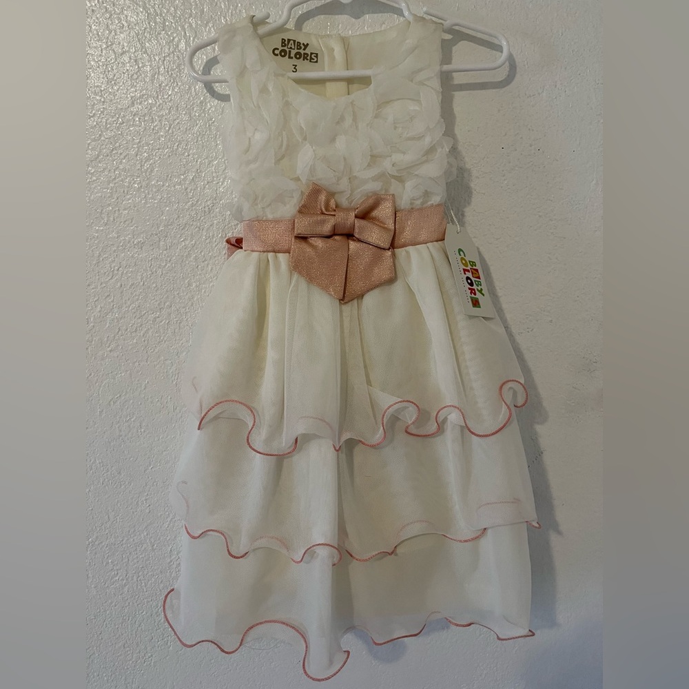 Boutique style• flower girl dress 3t